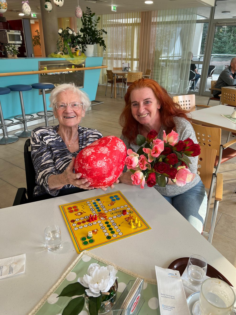 Frau Authried mit Tochter