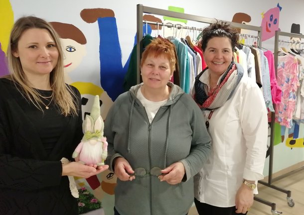 Frau Direktorin Maria Hollerer, MSC, Sonja Tippler, BA und Frau Watzlawek