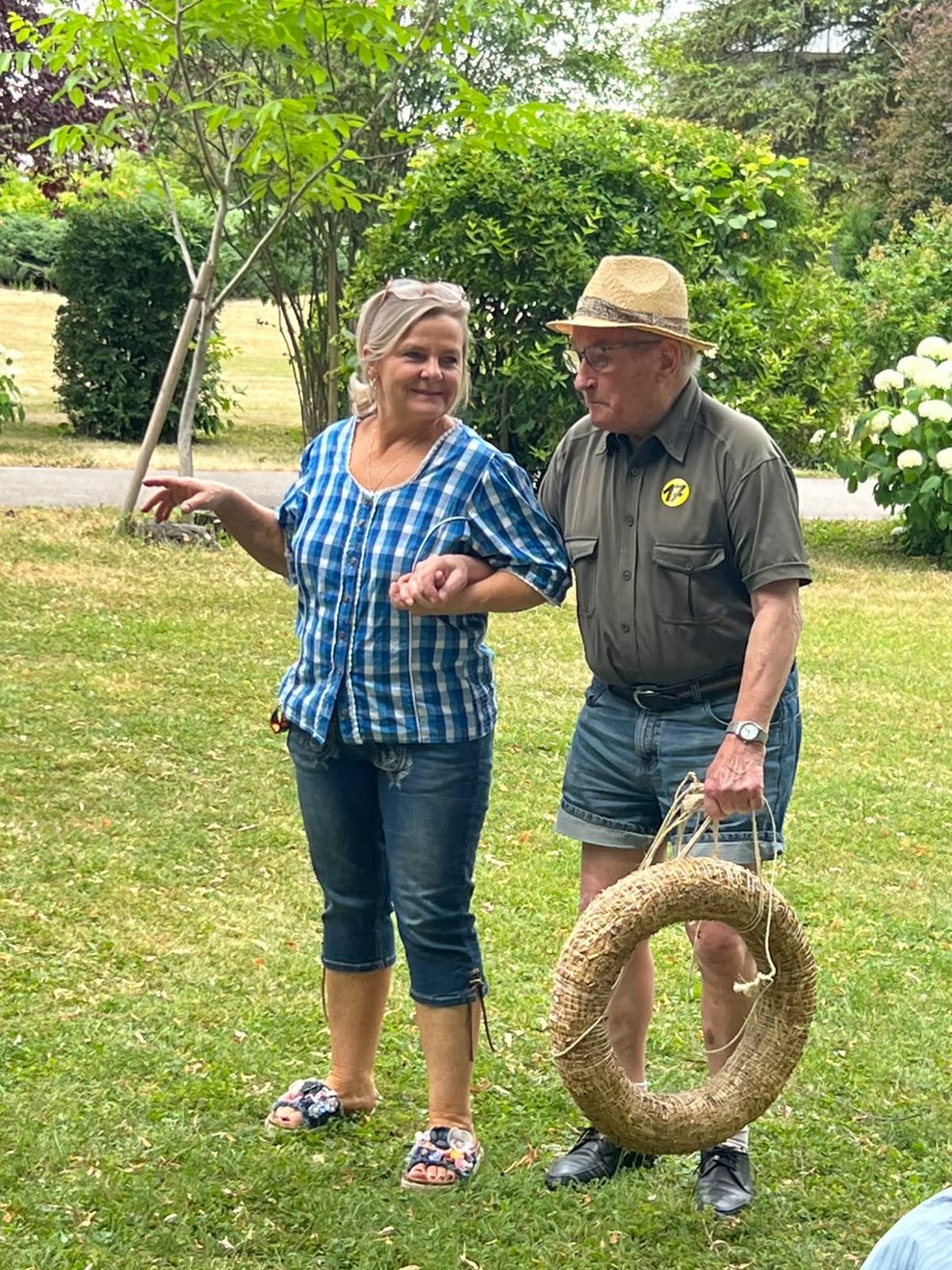 Eine Frau und ein Mann